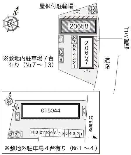 ★手数料０円★袋井市延久　月極駐車場（LP）